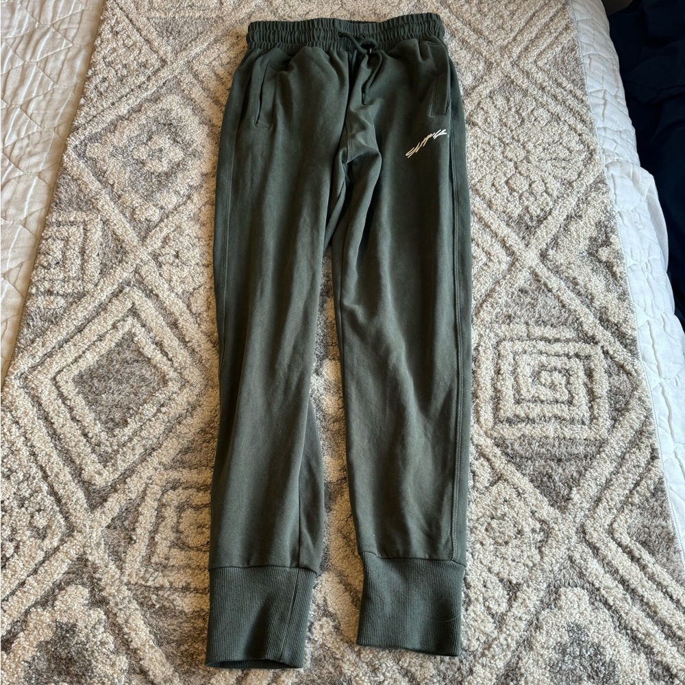 YoungLA 228 Cloud Joggers (Forest Green / Small)